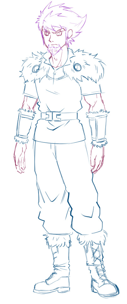 Tyron, diseño de personaje