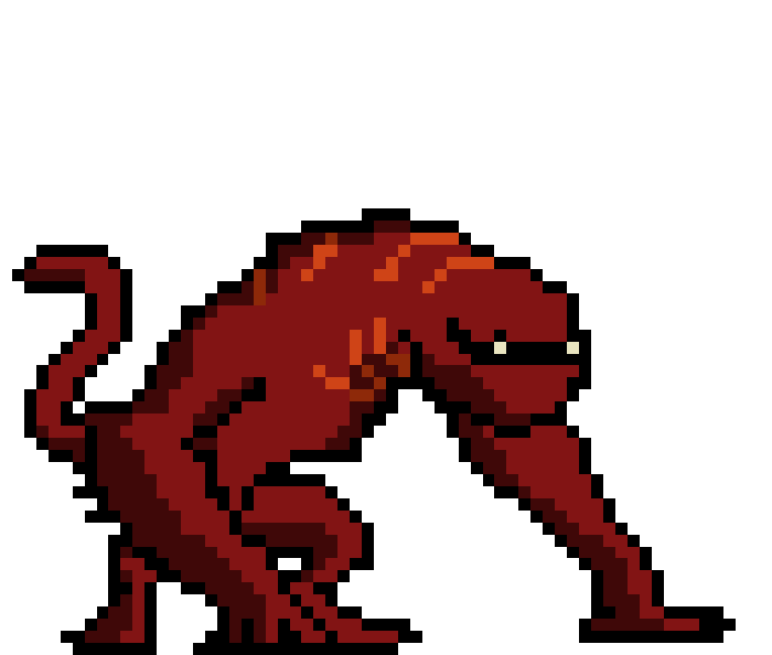 Sprite pixel de villano
